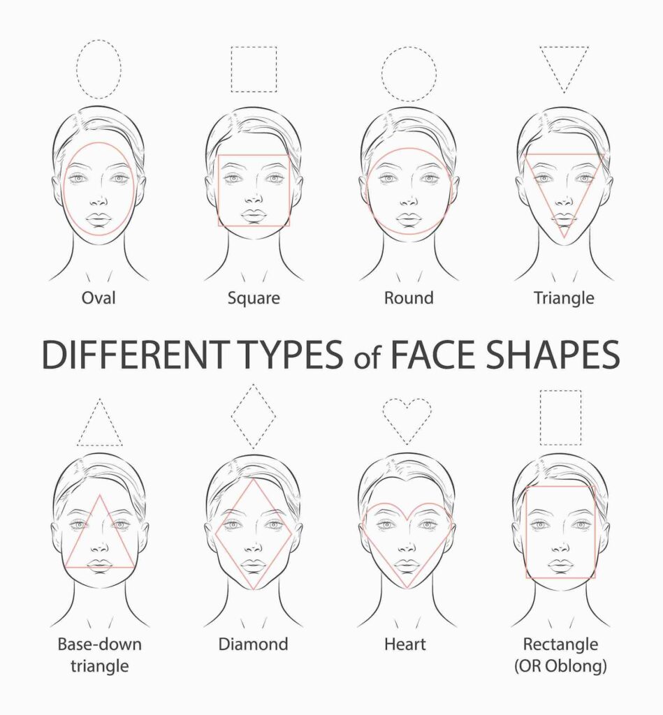 perfect face proportions male